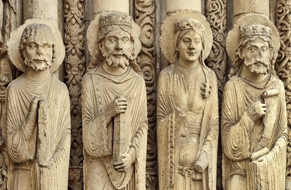 Royal Portal, Chartres Cathedral, ca. 1150